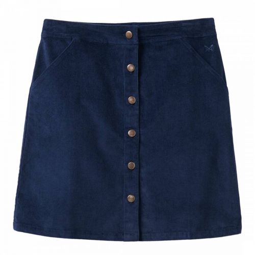 Navy Cord Skirt