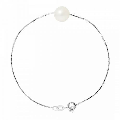 Natural White Silver Freshwater Peal Bracelet