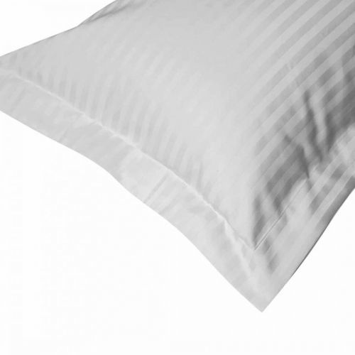 540TC Satin Stripe Oxford Pillowcase Platinum
