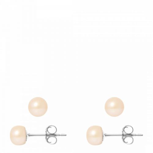 Pink Pearl Earrings