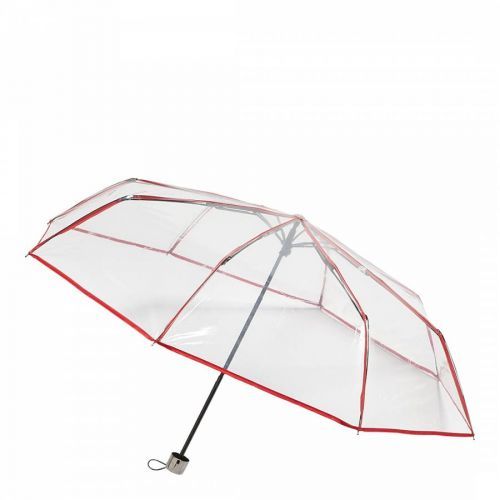Transparent / Red Border Umbrella