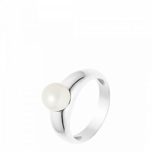 White/Silver Pearl Ring