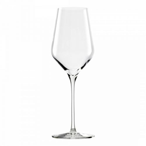 Set of 6 Quatrophil Crystal White Wine Glasses 404ml