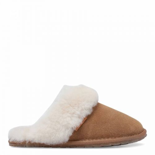 Women's Chestnut Sheepskin Mules slipper