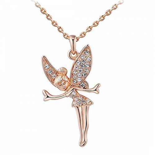 Rose Gold Plated Angel Wings Necklace