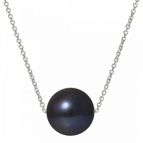 Black/Silver Pearl Necklace