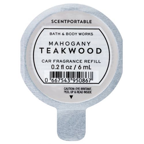 Bath & Body Works Mahogany Teakwood car air freshener Refill 6 ml