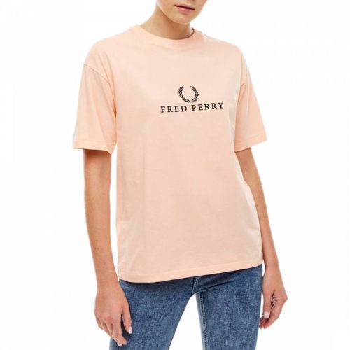 Pink Embroidered T-Shirt