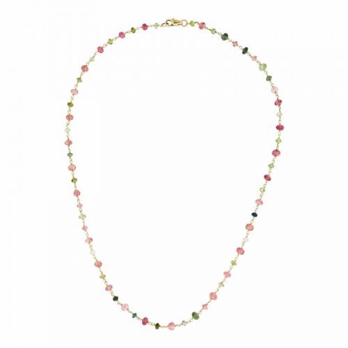 Gold Plated Tourmaline Necklace