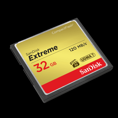 SanDisk Extreme CompactFlash Memory Card 32GB - SDCFXSB-032G-G46