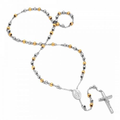 18K Gold Plated Rosary Necklace