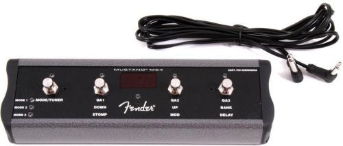 Fender 4-Button Footswitch: Mustang Series Amplifiers