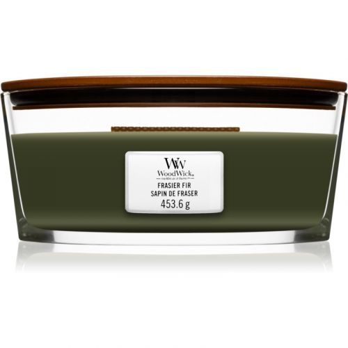 Woodwick Frasier Fir scented candle wooden wick (hearthwick) 453,6 g