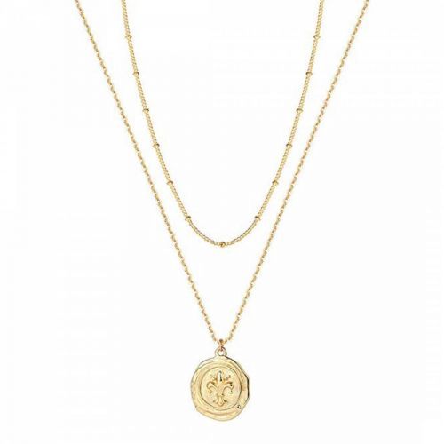 18K Gold Plated Double Layer Necklace