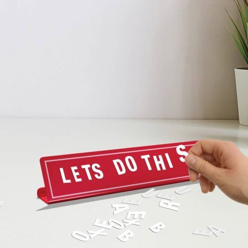 Red Moodboard Magnetic Letterboard