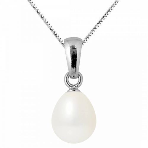 White Pearl Pendant Beliere Necklace