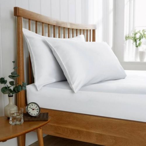 200TC King Fitted Sheet White