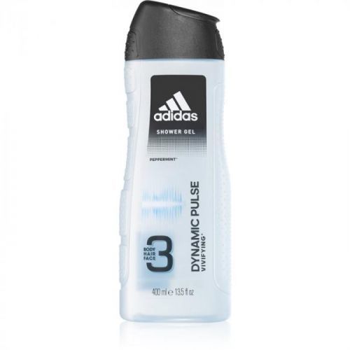 Adidas Dynamic Pulse Shower Gel for Face, Body, and Hair 3 in 1 400 ml