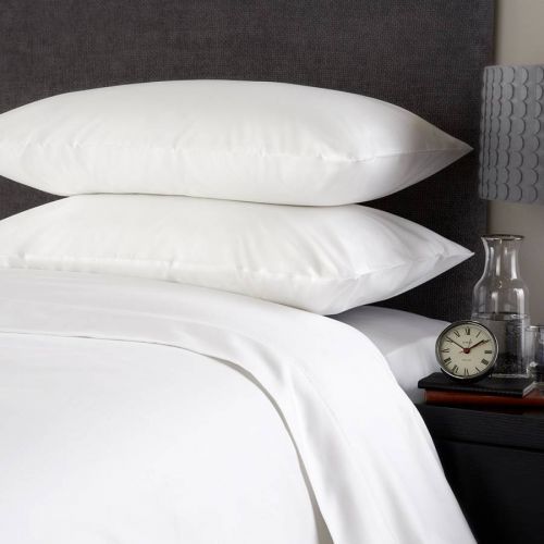 800TC Pair of Housewife Pillowcases White