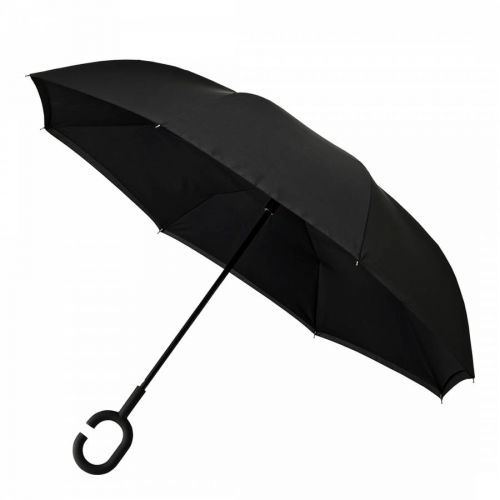 Black Reversible Umbrella