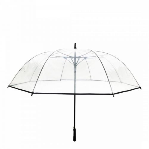 Transparent / Black Border Birdcage Umbrella
