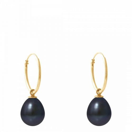 Black Tahiti Pearl Earrings 10-11mm