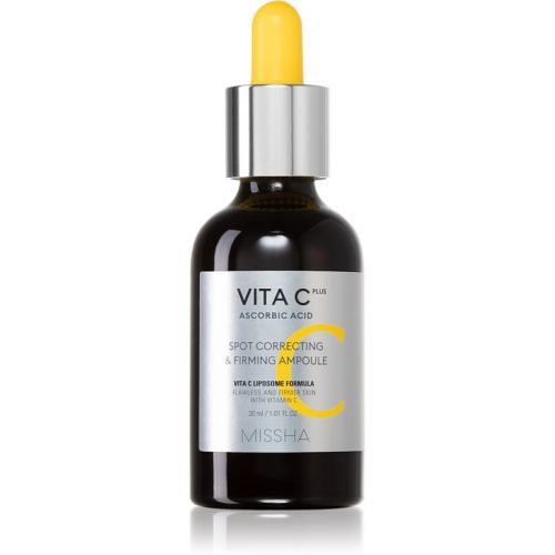 Missha Vita C Plus Antioxidant Face Firming Serum for Pigment Spots Correction 30 ml