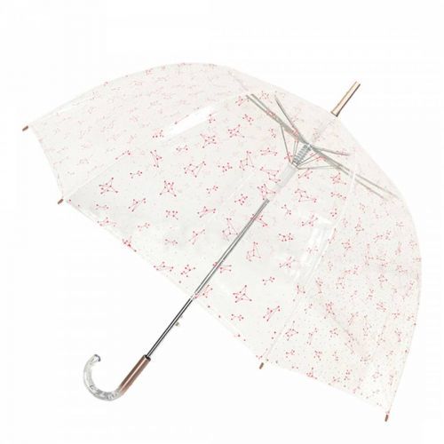 Transparent / Pink Constellation Birdcage Umbrella