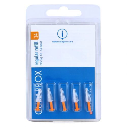 Curaprox Regular Refil CPS Spare Conical Interdental Brushes in Blister 5 pcs CPS 14 1,5 - 5,0 mm 5 pc