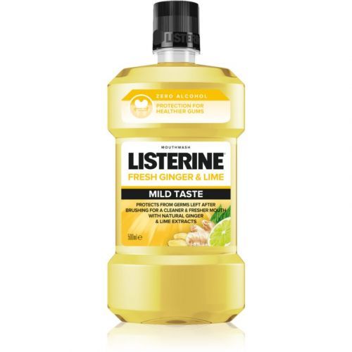 Listerine Fresh Ginger & Lime Refreshing Mouthwash 500 ml