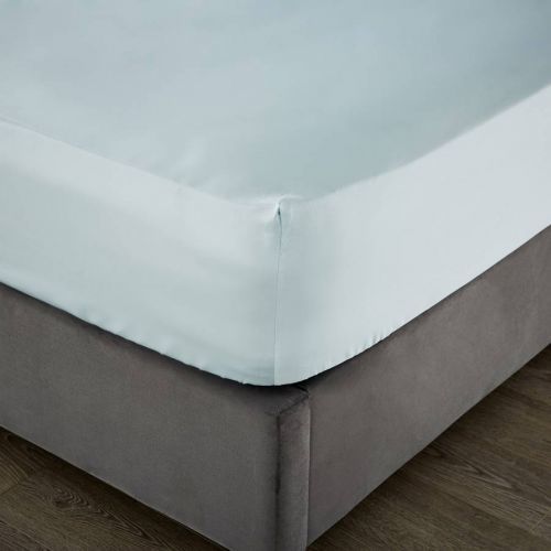 1000TC Double Deep Fitted Sheet Duck Egg