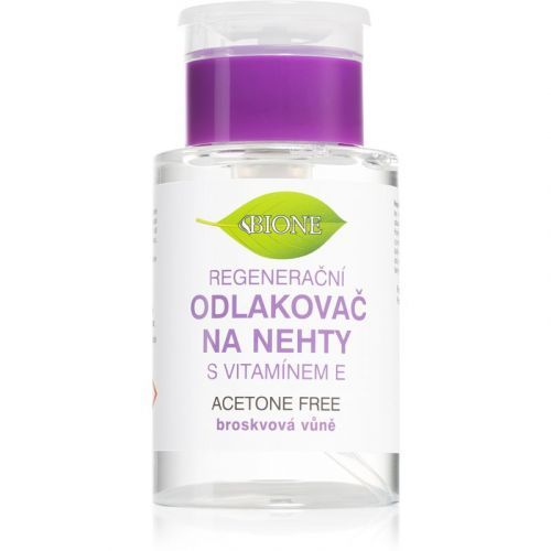 Bione Cosmetics Odlakovač na nehty Nail Polish Remover with Vitamine E 180 ml