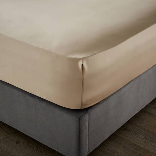 1000TC Double Deep Fitted Sheet Flax