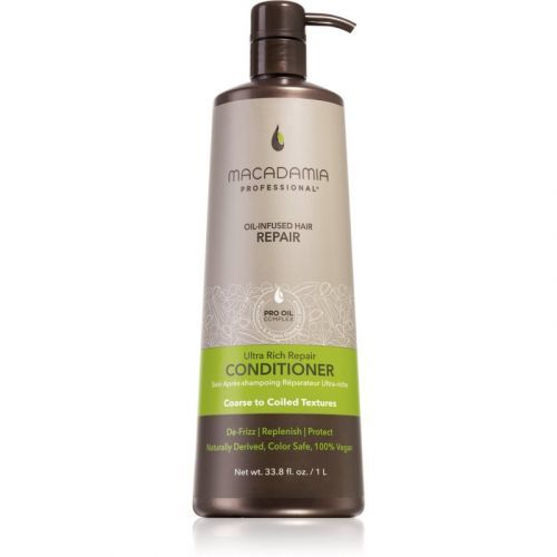 Macadamia Natural Oil Ultra Rich Repair Nourishing Conditioner For Very Damaged Hair 1000 ml