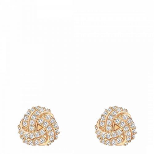 18K Gold Plated Knot Stud Earrings