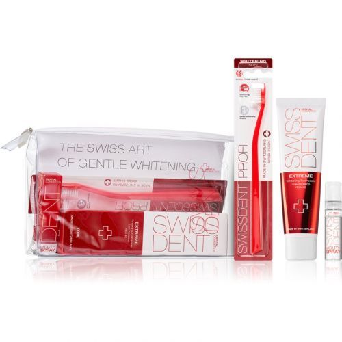 Swissdent Extreme Promo Kit Dental Care Set (for Gentle Teeth Whitening and Enamel Protection)