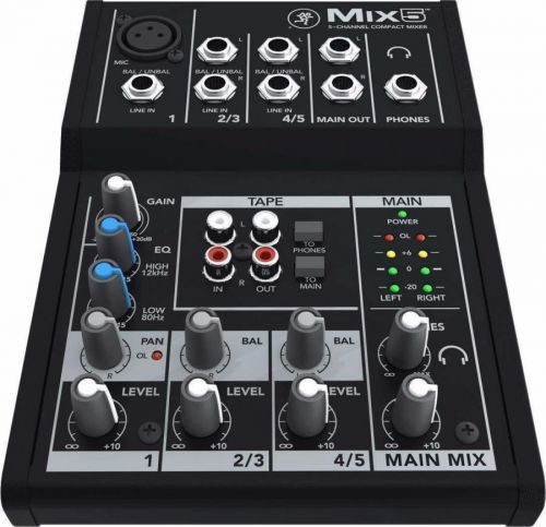 Mackie MIX5 5 Channel Compact Mixer