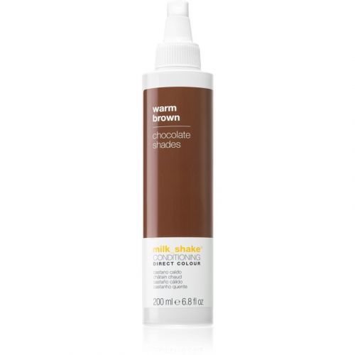 Milk Shake Direct Colour Toning Conditioner For Brown Hair Shades Warm Brown 200 ml