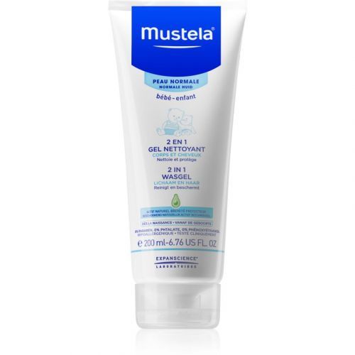 Mustela Bébé Washing Gel for Body and Hair for Kids 200 ml