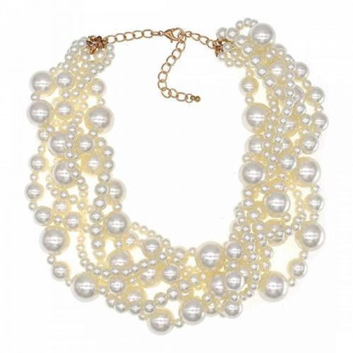Multi Pearl Twist Necklace