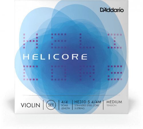D'Addario HE310-5 Helicore Violin 5s Set 4/4 Medium