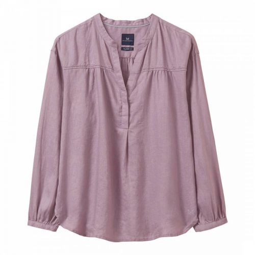 Purple Cleo Linen Shirt