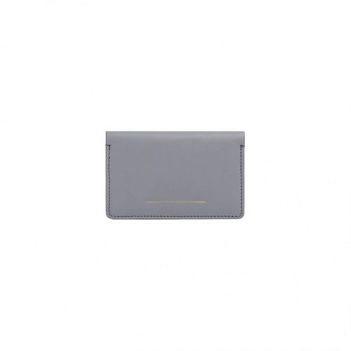 Double Card Holder Card Holders in Grey - Horizn Studios, Leather