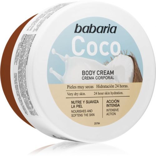 Babaria Coconut Body Cream For Very Dry Skin 400 ml