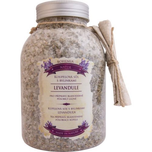 Bohemia Gifts & Cosmetics Bohemia Natur Soothing Herbal Bath Salt with Lavender 1200 g