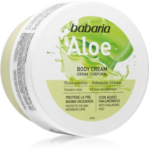 Babaria Aloe Vera Moisturizing Body Cream for Sensitive Skin 400 ml