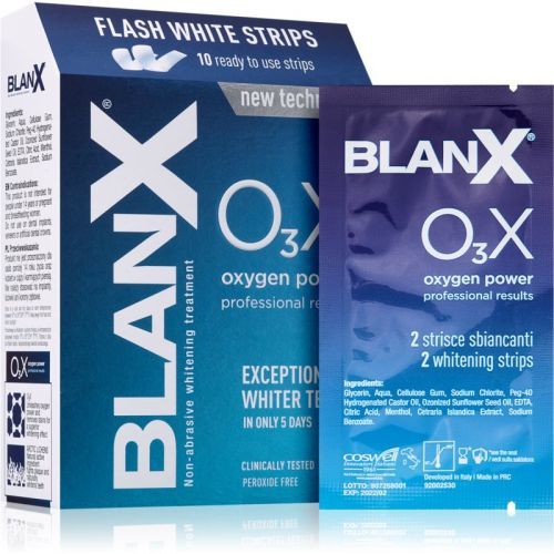BlanX O3X Oxygen Power Whitening Strips for Teeth 10 pc