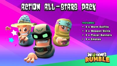 Worms Rumble - Action Heroes Pack