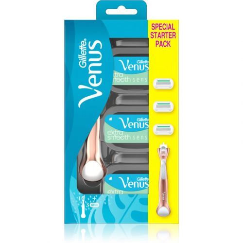 Gillette Venus Sensitive Smooth Shaver + Spare Blades 3 pcs