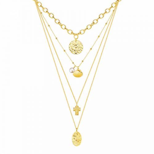 Gold Charm Necklace